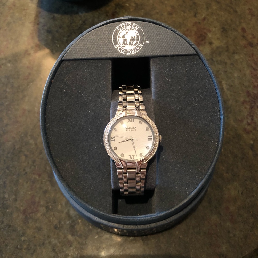 Eco-Drive Bella Diamond Accented Watch